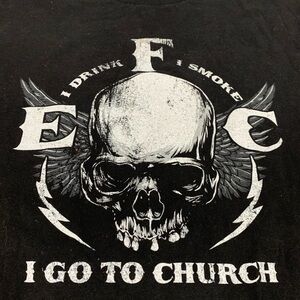 Eric Church Tultex Black Concert T-shirt